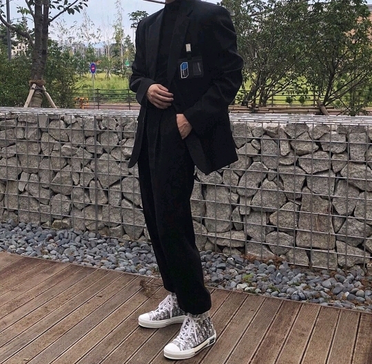 디올 오블리크 테크니컬 캔버스 B23 하이탑 스니커즈 | 인스티즈