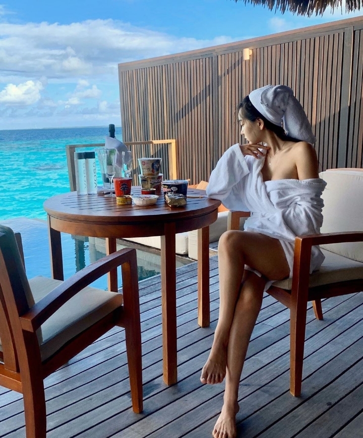 몰디브 또 가고싶은 신재은님 | 인스티즈