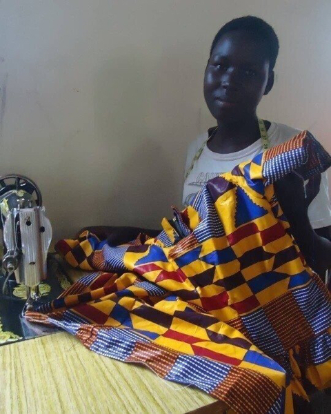 아프리카에 사는 딸이 만들어준 옷.JPG | 인스티즈