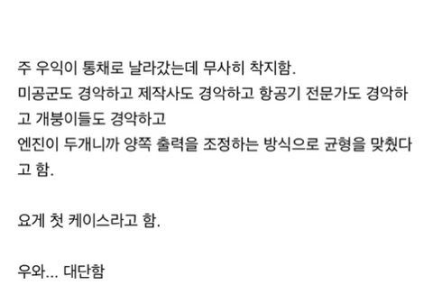 날개 반이 잘린 F-15 착륙 레전드 | 인스티즈