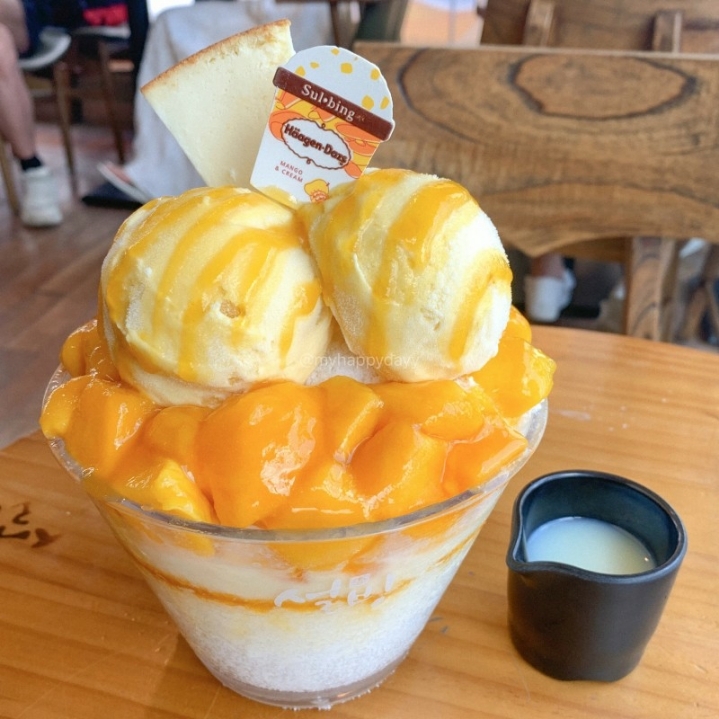 하겐다즈 망고설빙 실물.JPG | 인스티즈