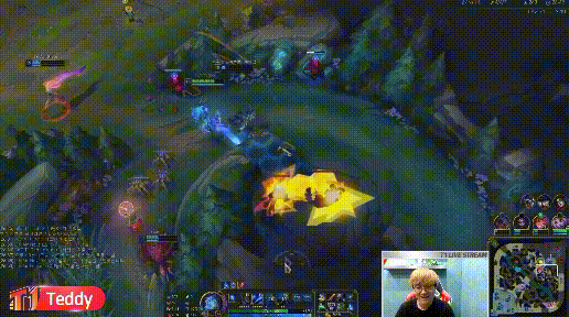 [LOL] 정글몹 빼먹는 테디...gif | 인스티즈