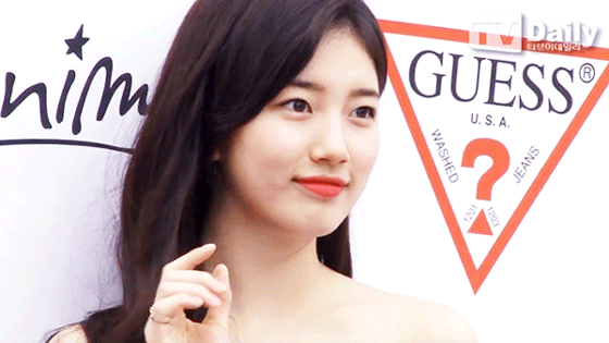 진짜 자연스럽게 붙임머리를 한 수지 | 인스티즈