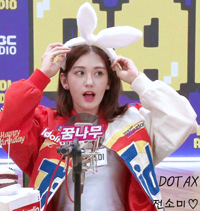 쯔위 전담마크하는 솔빈.GIF | 인스티즈