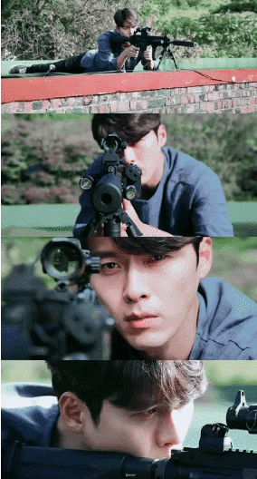 드라마에서 총 쏘는 현빈.gif | 인스티즈