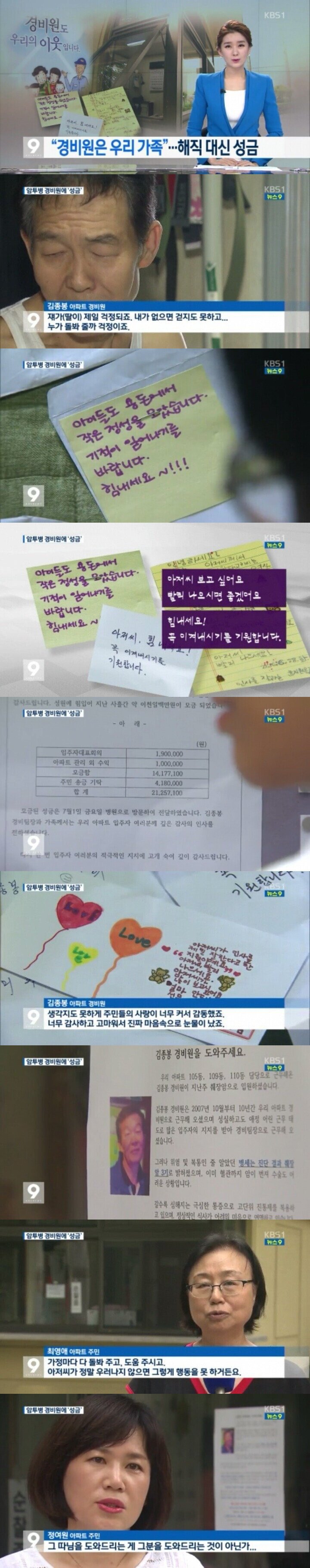 아픈 경비원 대하는 아파트 주민들 수준 | 인스티즈