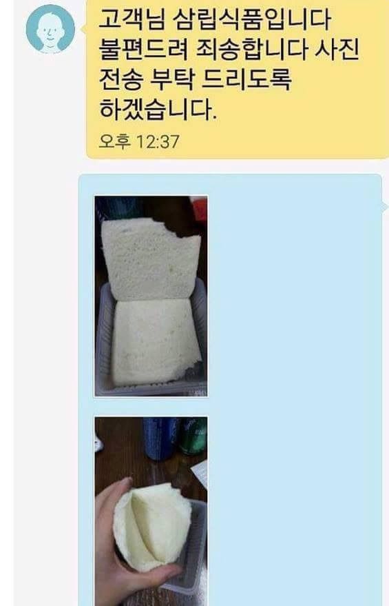 샌드위치를 산것같은데.. | 인스티즈