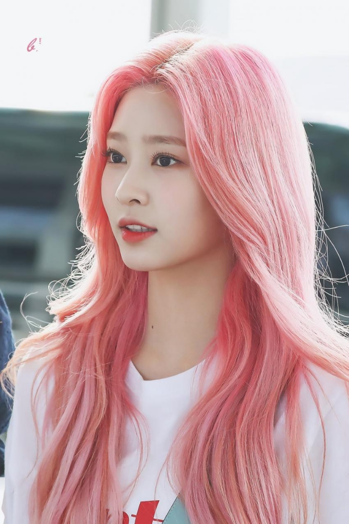 분홍색 머리 했던 아이돌들.jpgif | 인스티즈