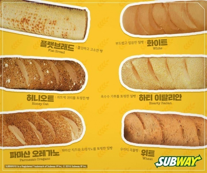 본인의 서브웨이 빵 취향은? | 인스티즈