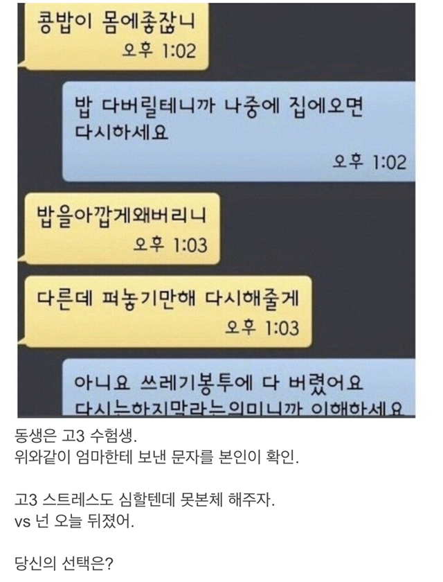 무심코 동생의 폰을 봤는데 이런걸 봤다면?.jpg | 인스티즈