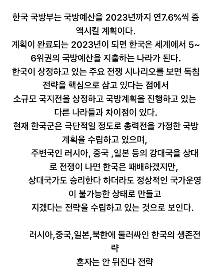바로 전년도 (GFP) 군사력 순위 및 현 한국군 전략자산 규모.jpg | 인스티즈
