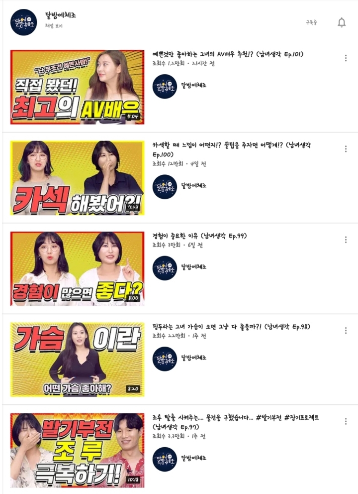 Vol.1 내가 구독하고 보는 유튜브 채널 모음(섹스, 연애, 심리, 역사, 반려동물, 축구, 지식) | 인스티즈