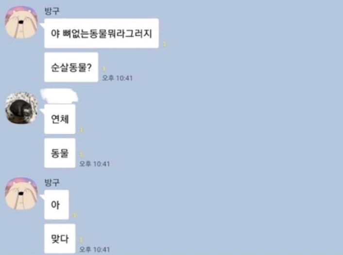 뼈 없는 동물이 뭐더라? | 인스티즈