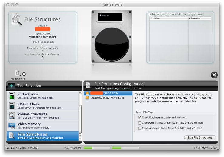 Disk Warrior & Tech Tool