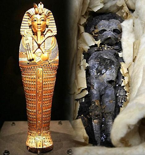 2000년 전 외계인 미라 이집트에서 발견되다