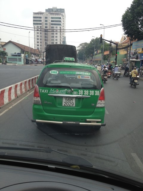베트남 호치민에서는 꼭 이 택시를 타세요...