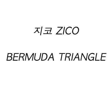 지코 ZICO BERMUDA TRIANGLE