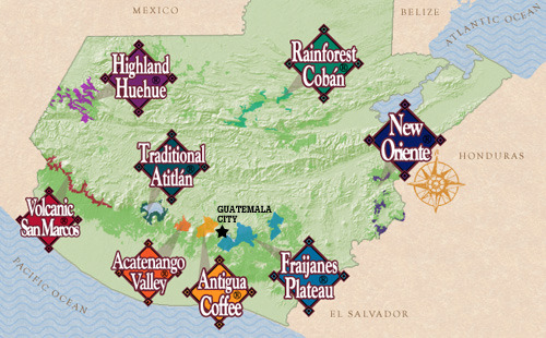 각국 커피 탐방 과테말라 아카테낭고 원두커피 -- 커피놀이터 감성로스팅 카페알트로