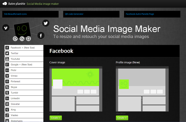 Social Media Image Maker Info