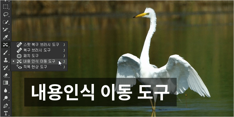 포토샵 내용인식이동도구로 빠르게 복사 및 이동시키기