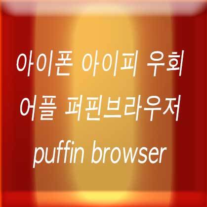 아이폰 아이피 우회 어플 퍼핀브라우저 puffin browser