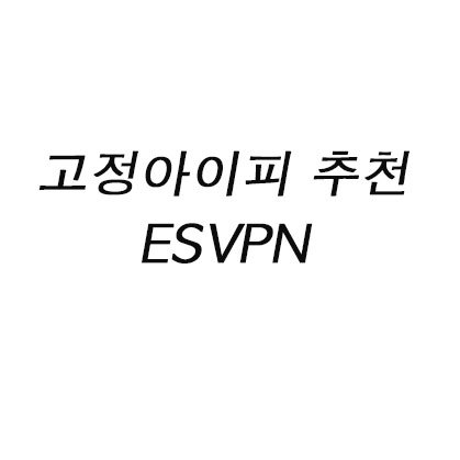 고정아이피 추천 ESVPN