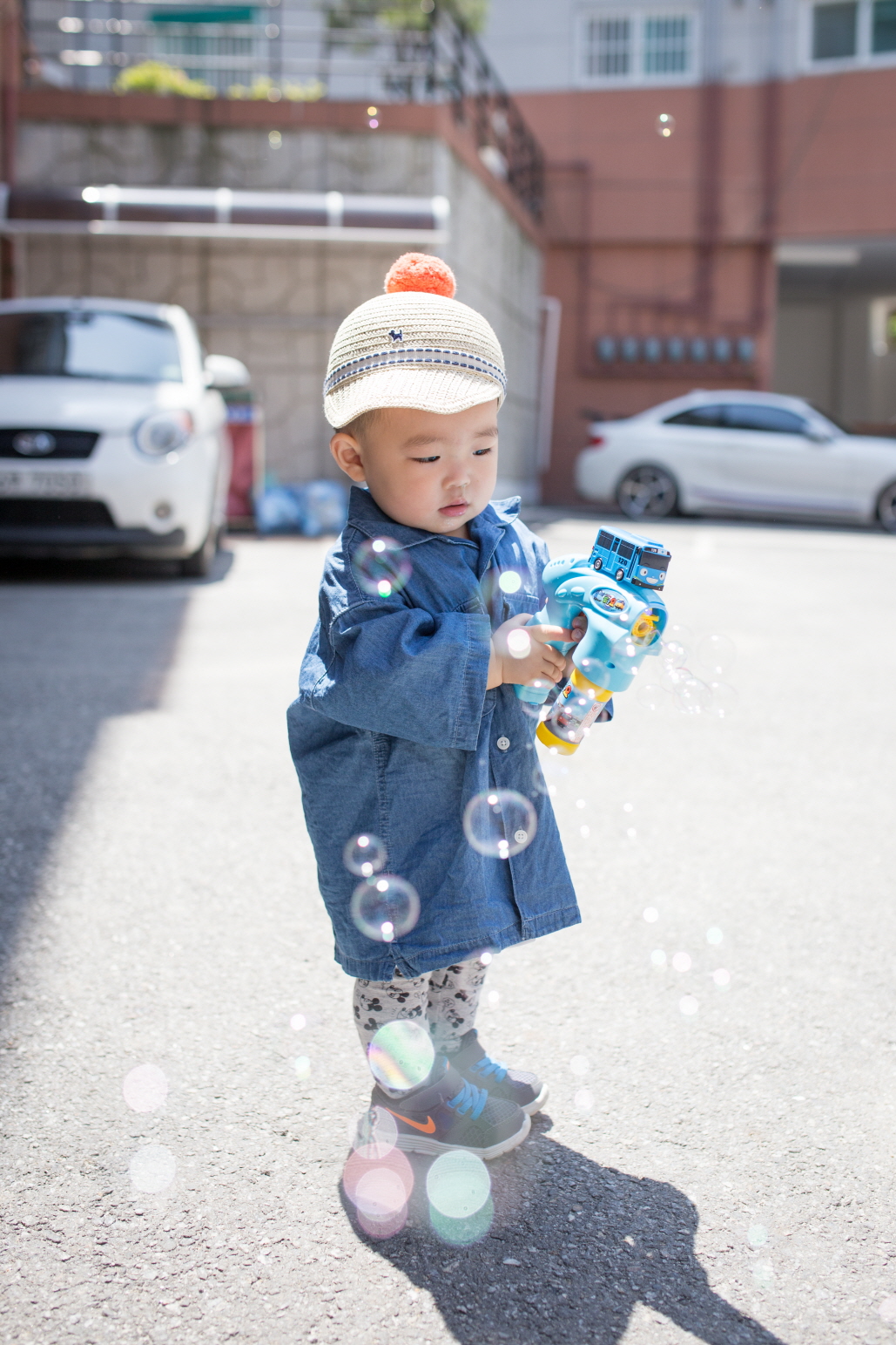 20% 부족한 자동 비누방울 총