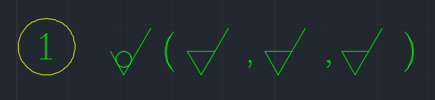 【AutoCAD】 거칠기 기호 그리기