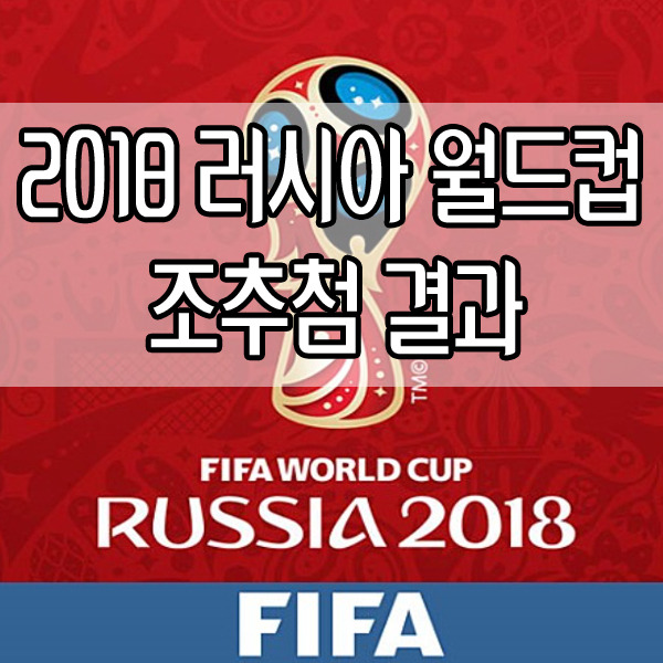 2018 러시아월드컵 조추첨 결과 [대한민국 F조] 독일 , 멕시코 , 스웨덴