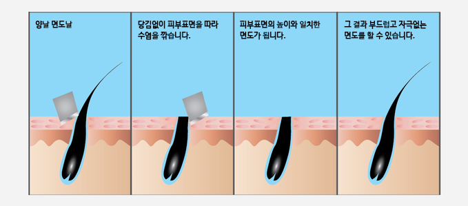 양날 면도기 VS 카트리지 면도기