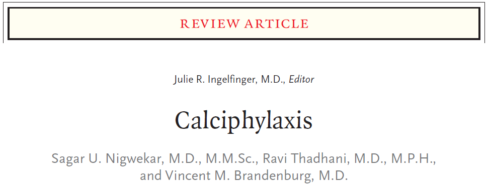 Calciphylaxis (저항성칼슘형성)