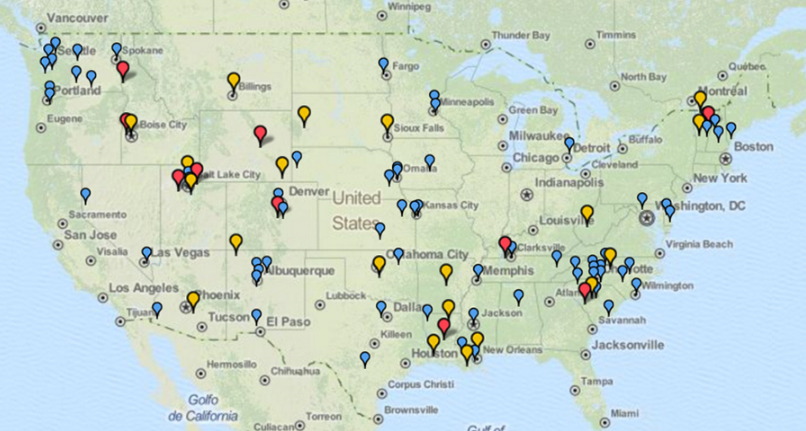 미국 총기 지도 - 미국 총기 가장 많은 곳은 어디?