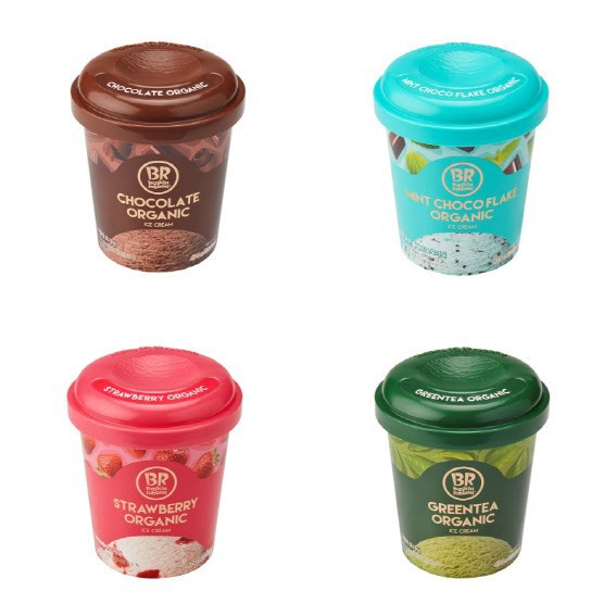 배스킨라빈스 쿠팡 입점 오가닉 아이스크림 4종 판매