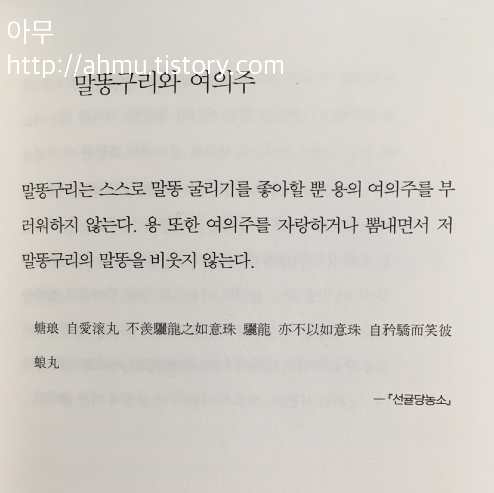 [일상] 신념