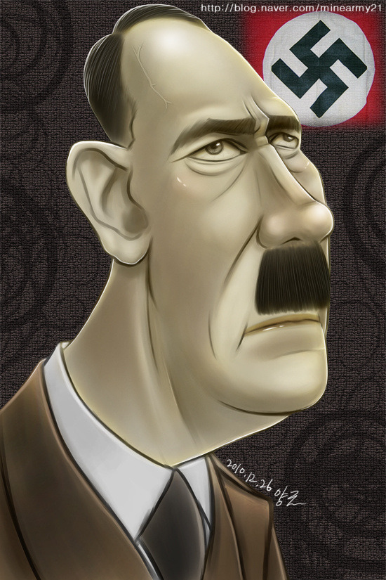 아돌프 히틀러 (Adolf Hitler) 캐리커처