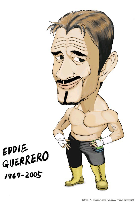 에디 게레로 (Eddie Guerrero) 캐리커처