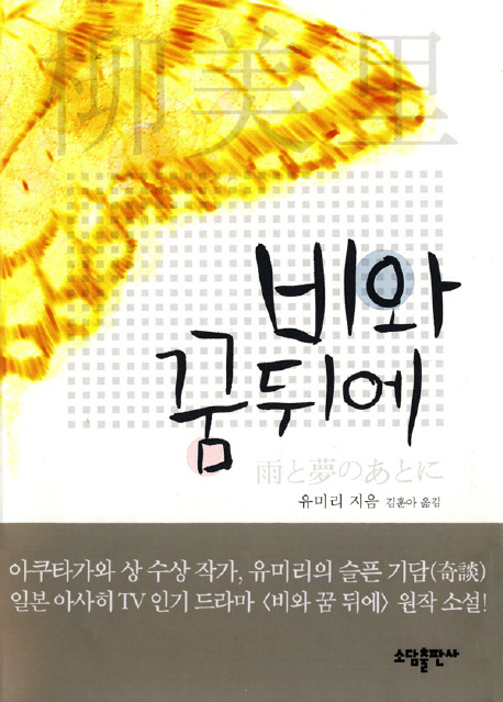 비와 꿈 뒤에(양장본 Hardcover)