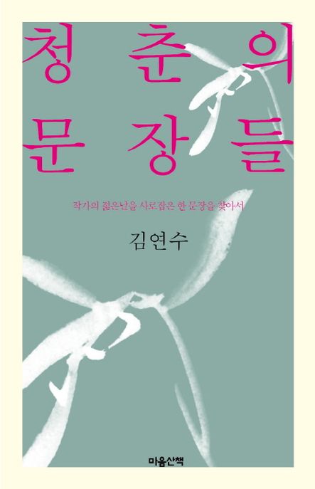 청춘의 문장들 : 작가의 젊은날을 사로잡은 한 문장을 찾아서 표지