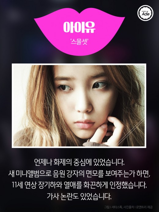 2015년 올해를 빛낸 여자 연예인 TOP 10 | 인스티즈
