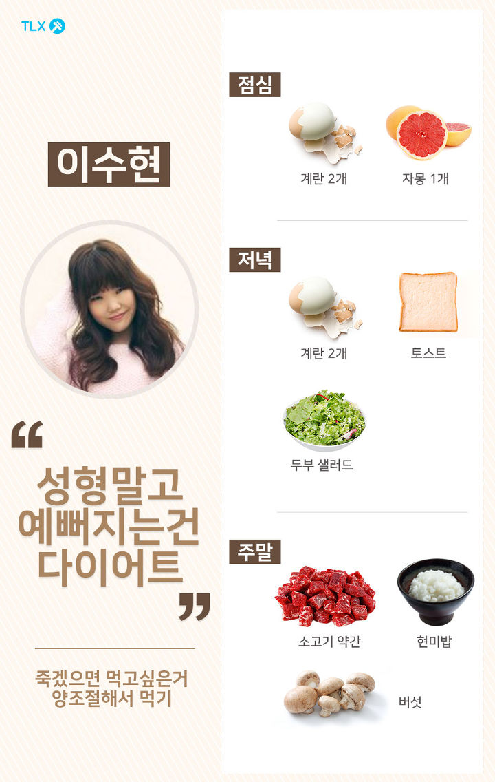 Menu diet Soohyun dari AKMU