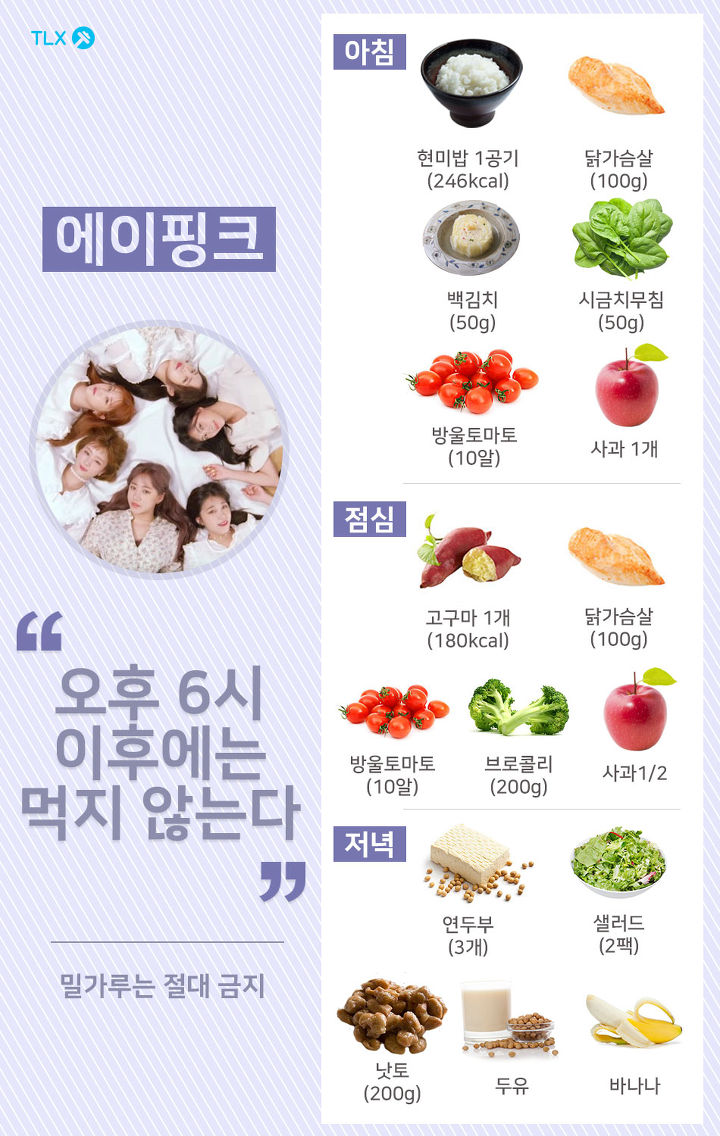 Menu diet Apink