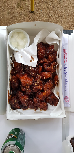 단양흑마늘누룽지닭강정 이미지