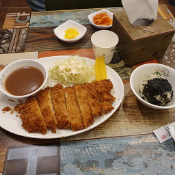 여기,돈까스 이미지