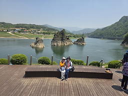 도담삼봉 이미지