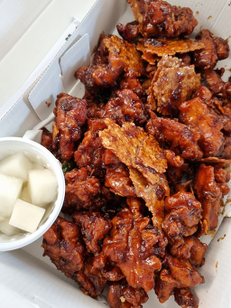 단양흑마늘누룽지닭강정 이미지