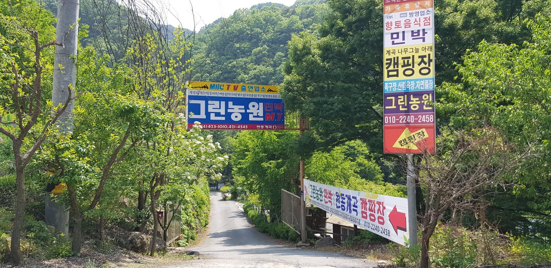 단양천동계곡캠핑장 그린농원 이미지