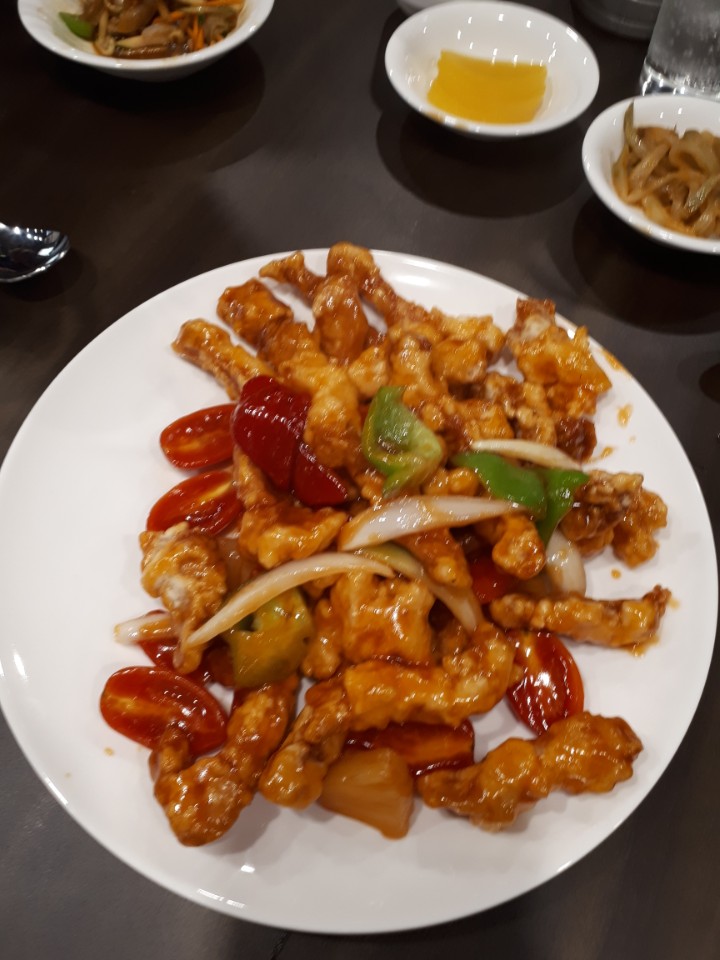 광동식토마토 탕수육