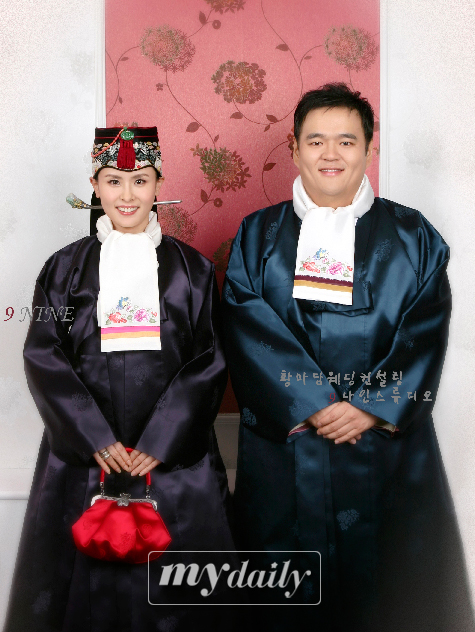 [Md포토] 임채원-최승경 '고운 한복 차려입고'