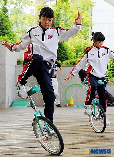 한국외발자전거 이미지