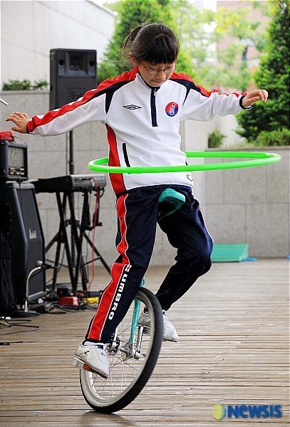 한국외발자전거 이미지